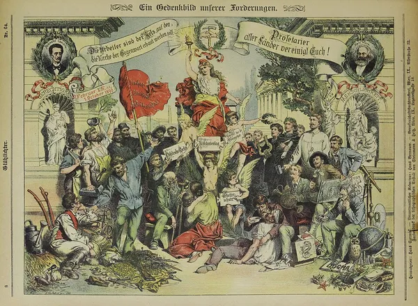 Die_Arbeiterbewegung_1890,_by_Friedrich_Kaskeline_in_Glühlichter