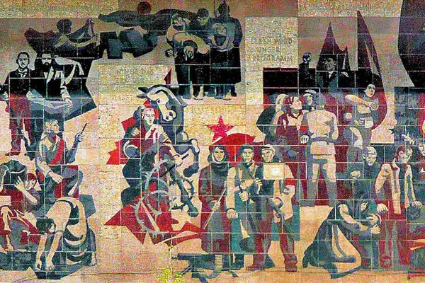 Gerhard-Bondzin-The-Path-of-the-Red-Banner.-1969.-Kulturpalast-Dresden-