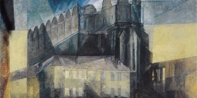 Lyonel Feininger, Der Dom in Halle 1931