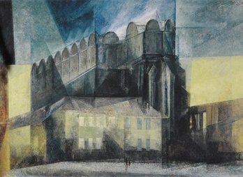 Lyonel Feininger, Der Dom in Halle 1931