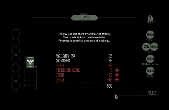 Gameplay from 'Papers, Please' (2013)