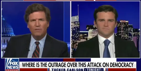 Hinkle on Tucker Carlson’s show.