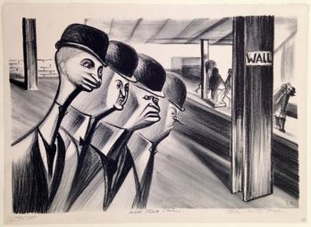 'Wall Street Station' - Elizabeth Olds, 1938