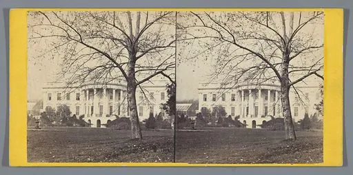 The White House in Washington DC, 1864 – 1866 (Rijksmuseum)