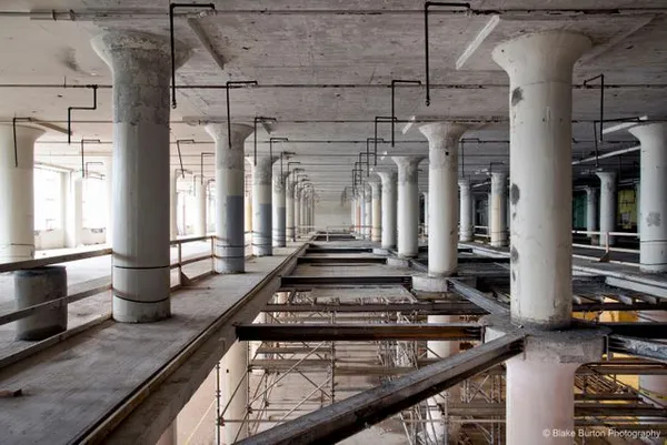 Abandoned Mill that would eventually become Ponce City Market in Atlanta, Georgia.