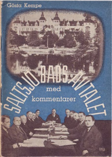 Critique of the Saltsjöbaden Agreement